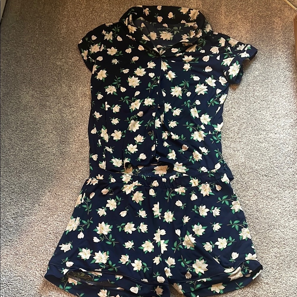 Draper James Floral Short Sleeve Pajama Set